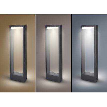 Brilagi - LED Vonkajšia lampa RAGUSA LED/7W/230V 3000/4000/6000K antracit IP54 50 cm