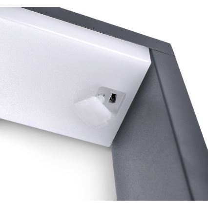 Brilagi - LED Vonkajšia lampa RAGUSA LED/7W/230V 3000/4000/6000K antracit IP54 80 cm
