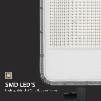 Brilagi - LED vonkajšia pouličná lampa so stĺpom a kĺbom 4 m URBANLIGHT LED/200W/230V čierna IP65