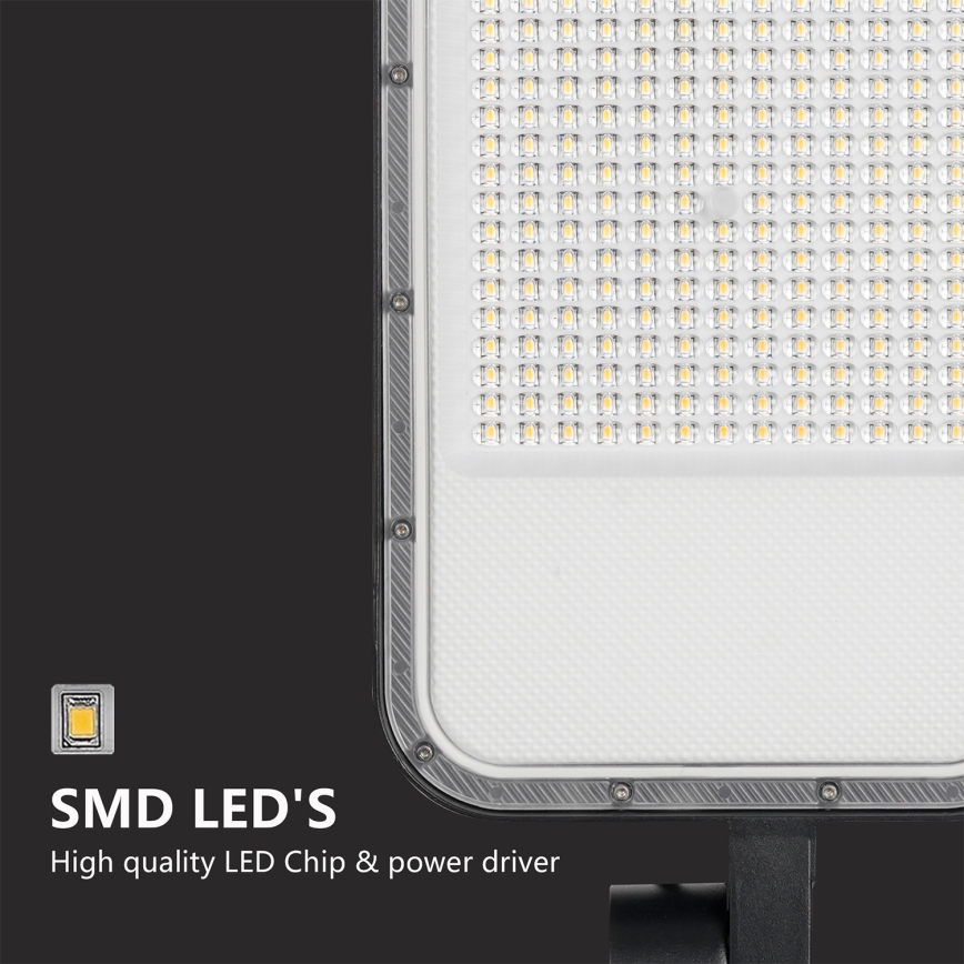 Brilagi - LED vonkajšia pouličná lampa so stĺpom a kĺbom 4 m URBANLIGHT LED/200W/230V čierna IP65