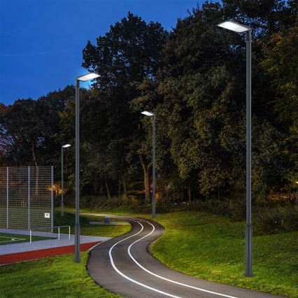 Brilagi - LED vonkajšie pouličné svietidlo so stĺpom a kĺbom 5 m URBANLIGHT LED/200W/230V antracit IP65