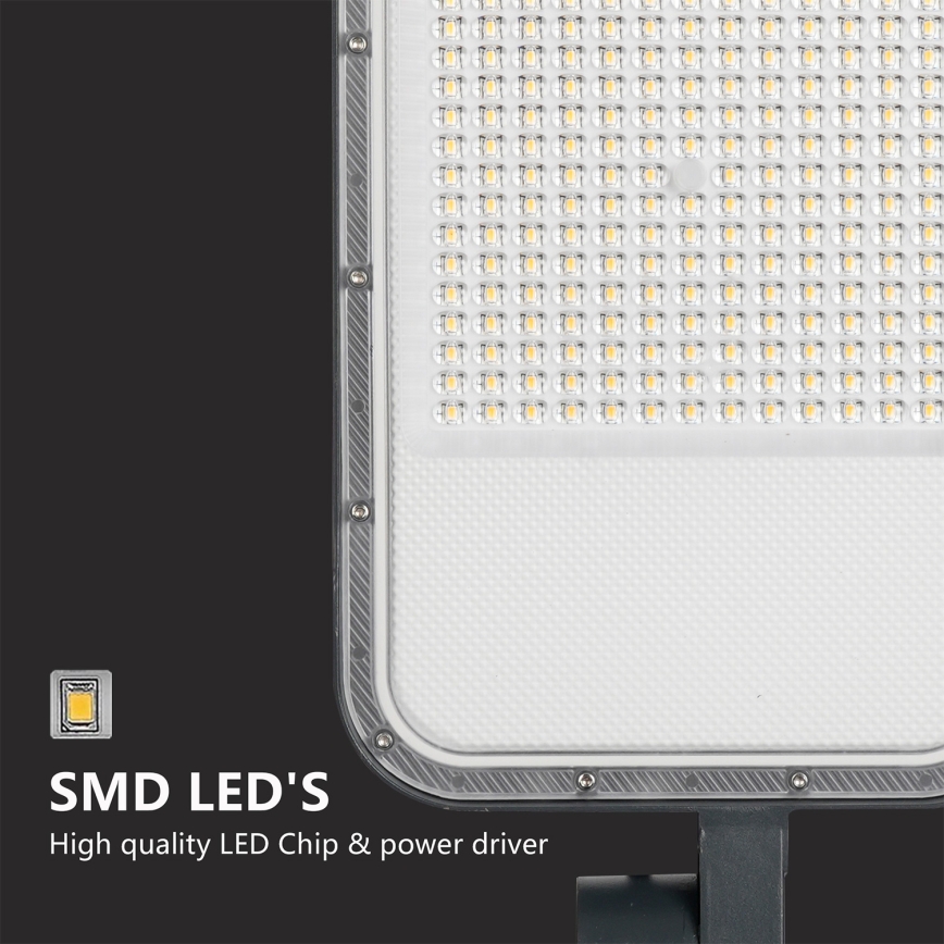 Brilagi - LED vonkajšie pouličné svietidlo so stĺpom a kĺbom 5 m URBANLIGHT LED/200W/230V antracit IP65