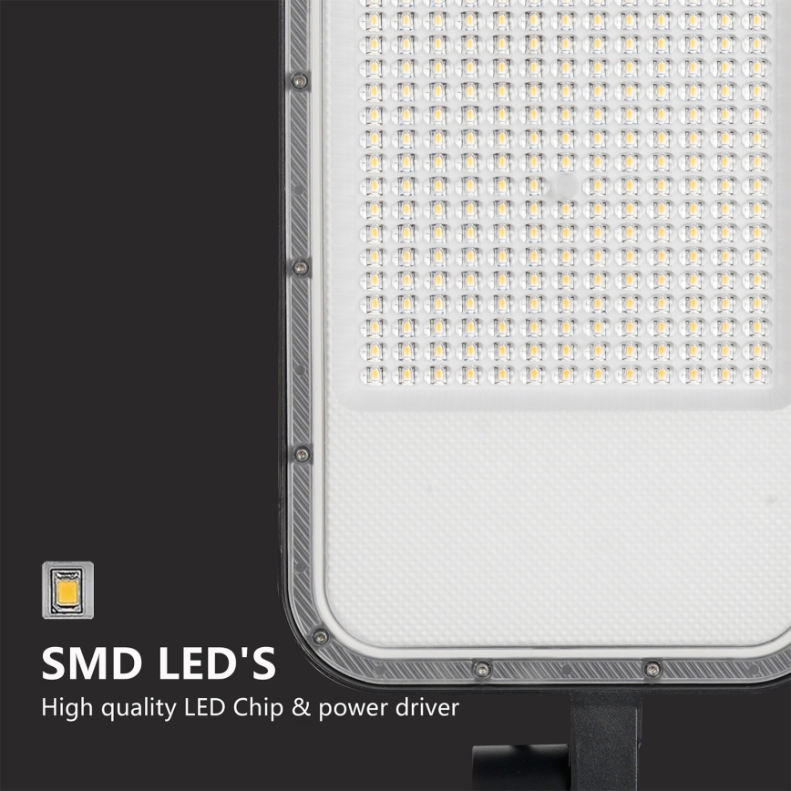 Brilagi - LED vonkajšia pouličná lampa so stĺpom a kĺbom 5 m URBANLIGHT LED/200W/230V čierna IP65