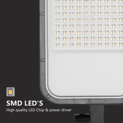 Brilagi - LED vonkajšie pouličné svietidlo so stĺpom a kĺbom 4 m URBANLIGHT LED/100W/230V čierne IP65