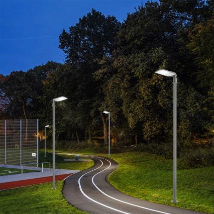 Brilagi - LED vonkajšia uličná lampa s kĺbom URBANLIGHT LED/100W/230V sivá IP65