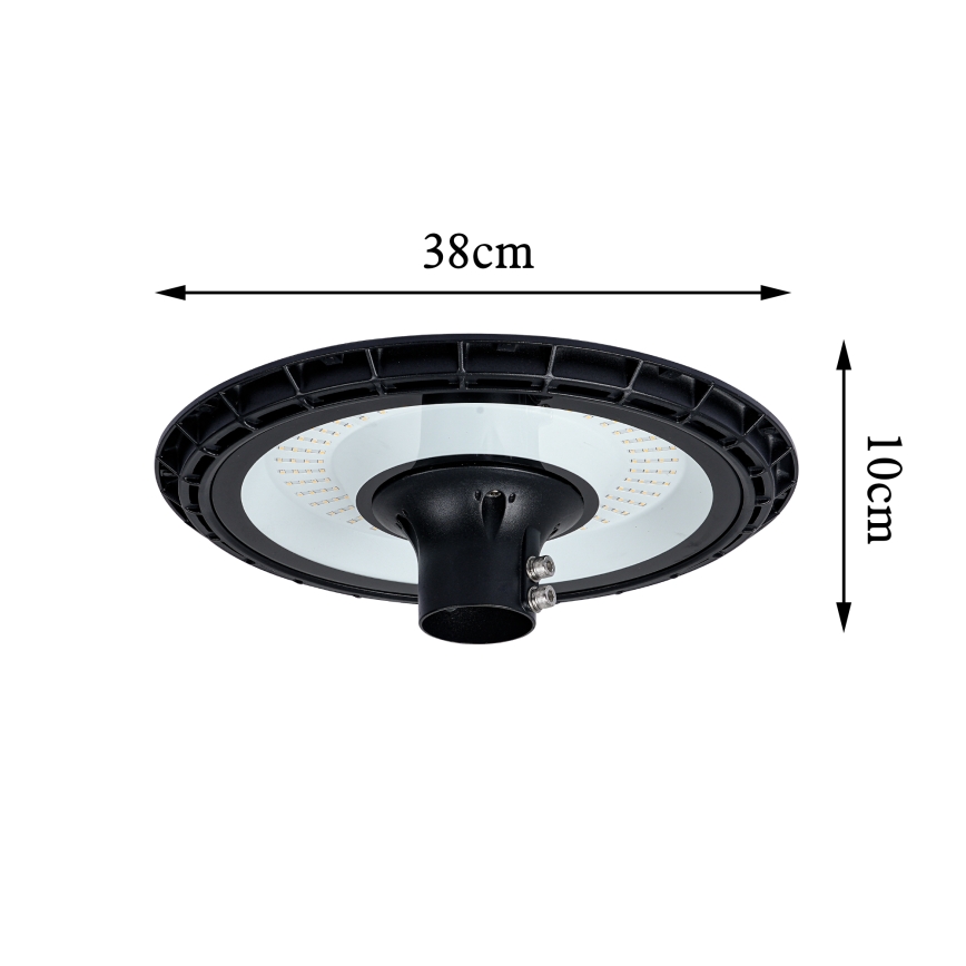 Brilagi - LED vonkajšie pouličné svietidlo so stĺpom 3 m URBANSPARK LED/120W/230V čierne IP65
