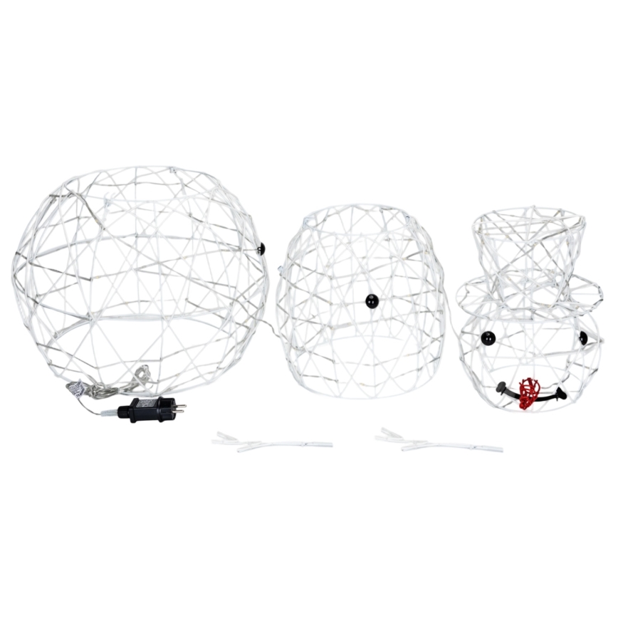 Brilagi - LED vonkajšia vianočná dekorácia 3,6W/31/230V 2700K 120 cm IP44 snehuliak