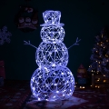 Brilagi - LED Vonkajšia vianočná dekorácia 3,6W/31/230V 6500K 120 cm IP44 snehuliak