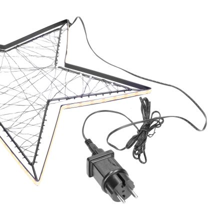 Brilagi - LED vonkajšia vianočná dekorácia LED/2,6W/230V IP44 47x45 cm hviezda