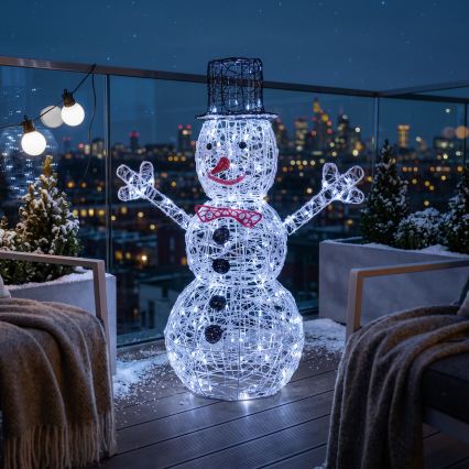 BRILAGI - LED Vonkajšia vianočná dekorácia LED/3,2W/230V IP44 91x56 cm snehuliak