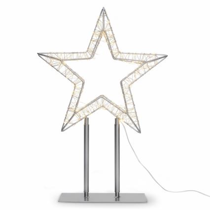 Brilagi - LED vonkajšia vianočná dekorácia LED/3,6W/230V IP44 44x30 cm hviezda