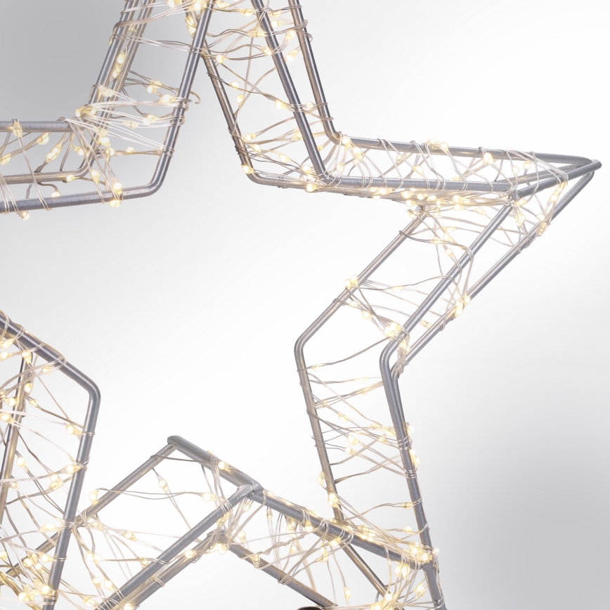 Brilagi - LED vonkajšia vianočná dekorácia LED/3,6W/230V IP44 44x30 cm hviezda