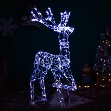 Brilagi - LED Vonkajšia vianočná dekorácia LED/3,6W/31/230V 6500K 105 cm IP44 sob