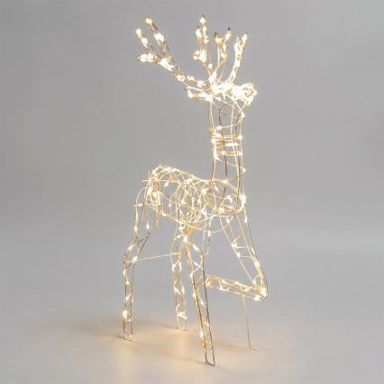 BRILAGI - LED Vonkajšia vianočná dekorácia LED/3,6W/8 funkcií 150 cm IP44 sob teplá biela