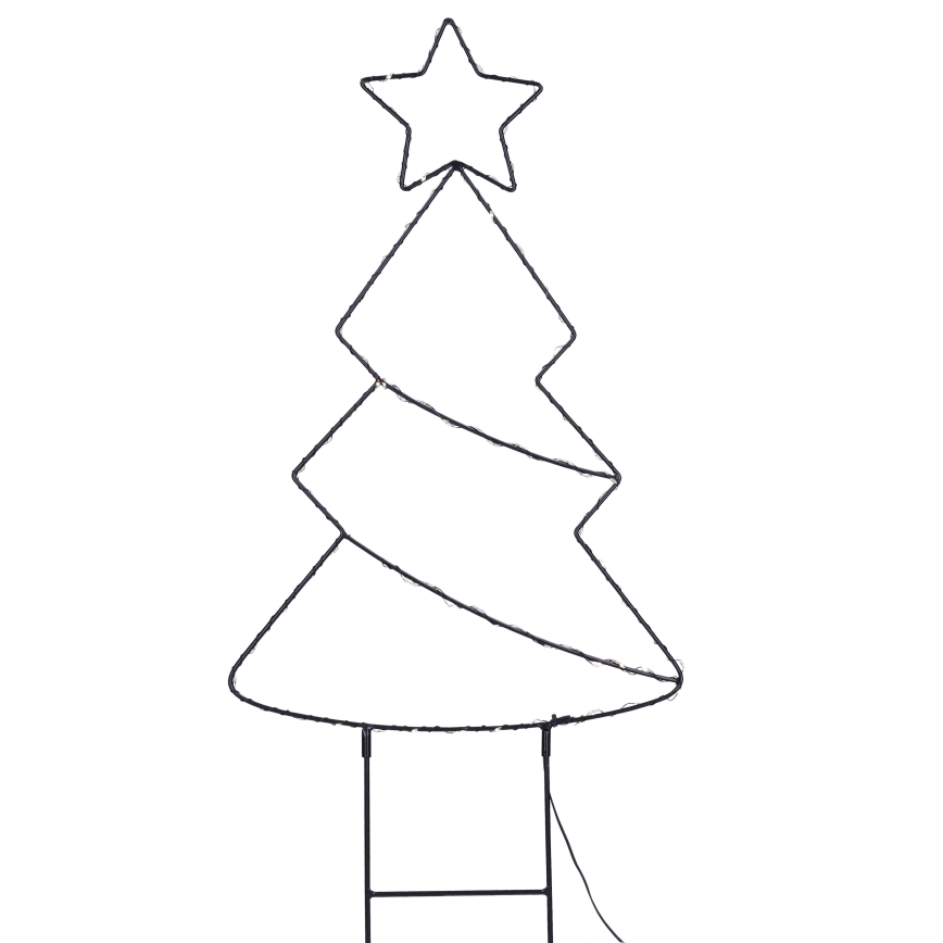 Brilagi - LED Vonkajšia vianočná dekorácia LED/3xAA IP44 68x29 cm stromček