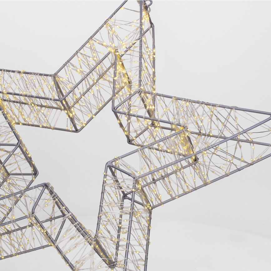 Brilagi - LED vonkajšia vianočná dekorácia LED/6W/230V IP44 50x48 cm hviezda