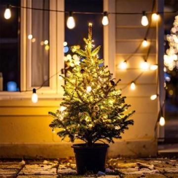 Brilagi - LED vonkajšia vianočná girlanda 10xLED/3xAA 3,2m IP44 teplá biela