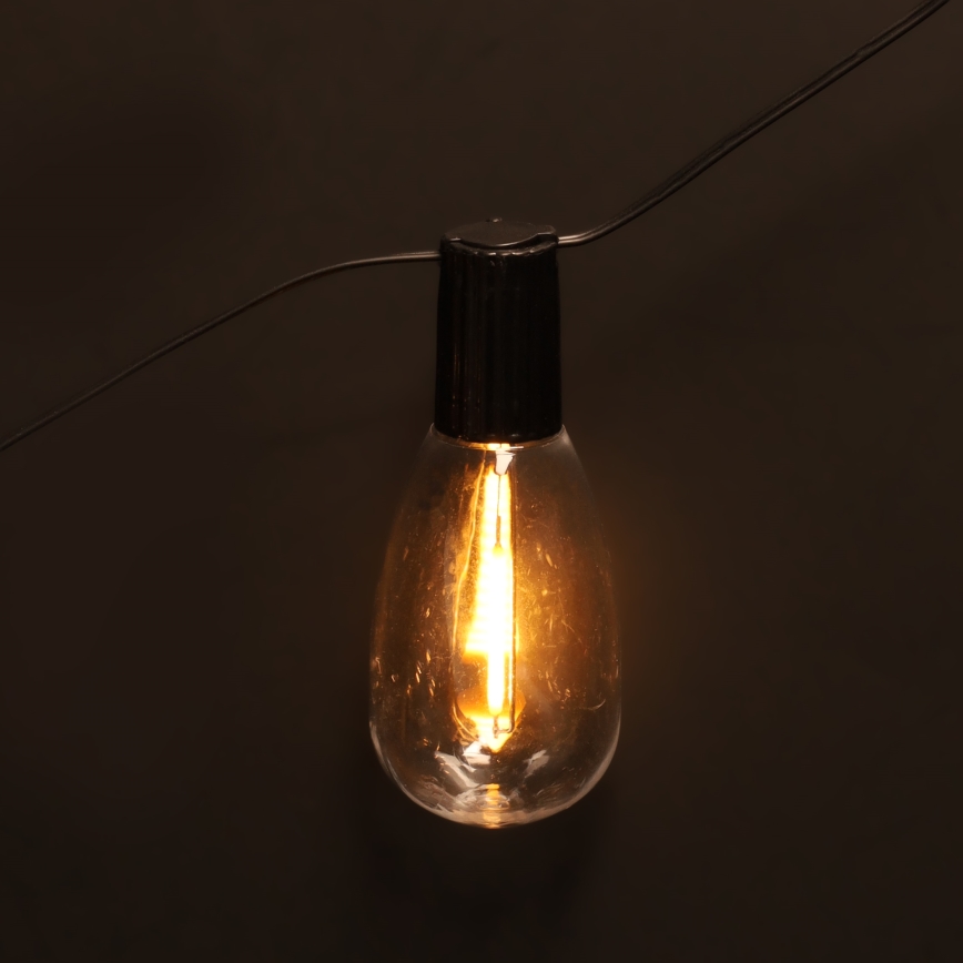 Brilagi - LED vonkajšia vianočná girlanda 10xLED/3xAA 3,2m IP44 teplá biela