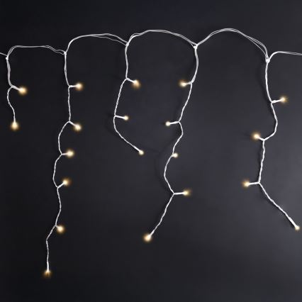 Brilagi - LED vonkajší vianočný reťazec 200xLED/8 funkcií 13m IP44 teplá biela cencúle