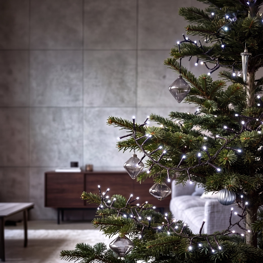 BRILAGI - LED Vonkajšia vianočná reťaz 400xLED 13m IP44 studená biela