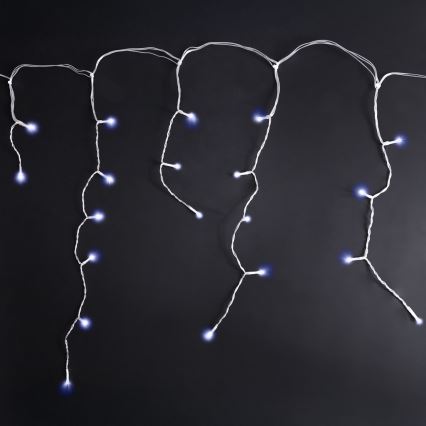 Brilagi - LED Vonkajšia vianočná reťaz 400xLED/8 funkcií 23m IP44 studená biela
