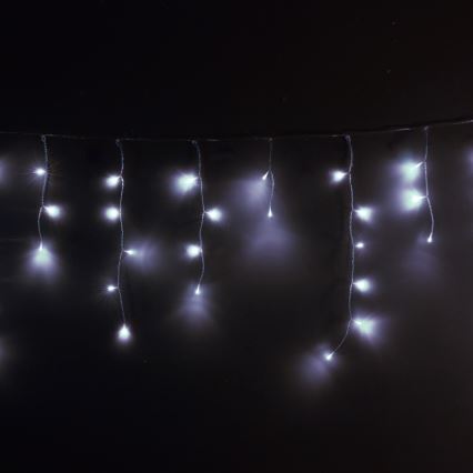 Brilagi - LED Vonkajšia vianočná reťaz 400xLED/8 funkcií 23m IP44 studená biela