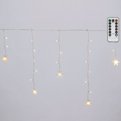 BRILAGI - LED Vonkajšia vianočná reťaz 60xLED/6W/6x0,7m IP44 teplá biela