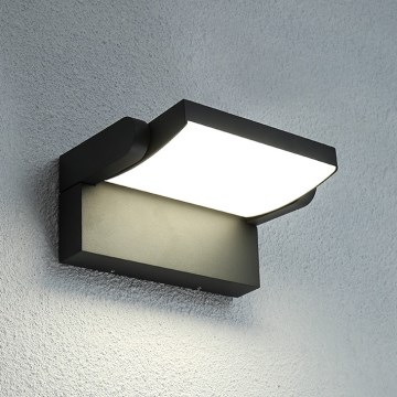 BRILAGI - LED Vonkajšie nástenné svietidlo ANKLE LED/12W/230V IP65 čierna