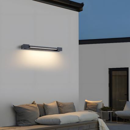 Brilagi - vonkajšie nástenné LED svietidlo AQUA LINE LED/12W/230V 45 cm IP44 antracit CRI 90
