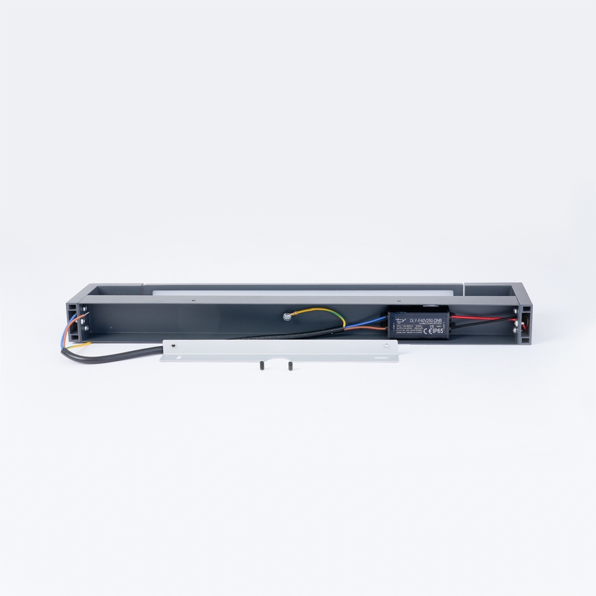 Brilagi - vonkajšie nástenné LED svietidlo AQUA LINE LED/12W/230V 45 cm IP44 antracit CRI 90