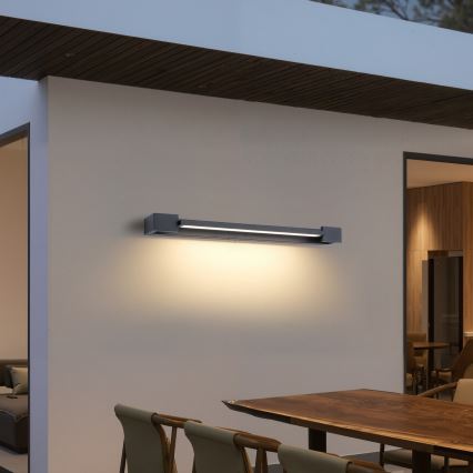 Brilagi - LED vonkajšie nástenné svietidlo AQUA LINE LED/18W/230V 60 cm IP44 antracit CRI 90