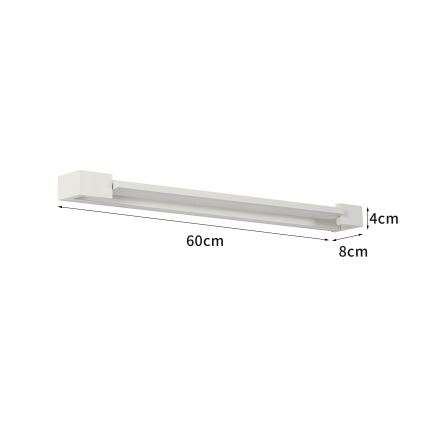 BRILAGI - LED Vonkajšie nástenné svietidlo AQUA LINE LED/18W/230V 60 cm IP44 biela CRI 90