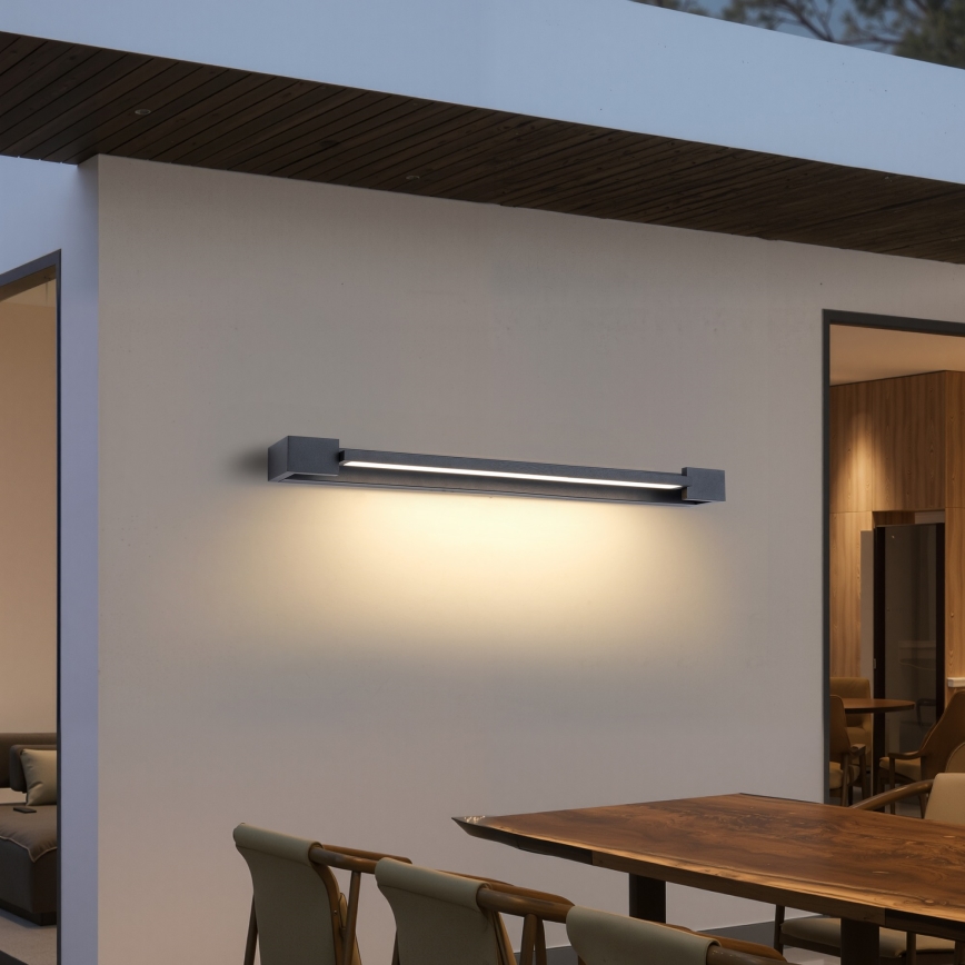 Brilagi - LED vonkajšie nástenné svietidlo AQUA LINE LED/24W/230V 90 cm IP44 antracit CRI 90