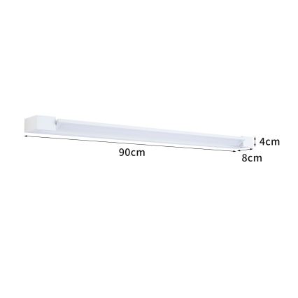 BRILAGI - LED Vonkajšie nástenné svietidlo AQUA LINE LED/24W/230V 90 cm IP44 biela CRI 90