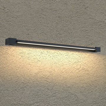 BRILAGI - LED Vonkajšie nástenné svietidlo AQUA LINE LED/24W/230V 90 cm IP44 čierna CRI 90