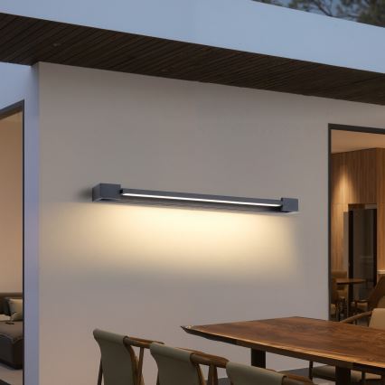 Brilagi - LED Vonkajšie nástenné svietidlo AQUA LINE LED/36W/230V 120 cm IP44 antracit CRI 90