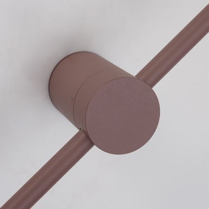 Brilagi - LED vonkajšie nástenné svietidlo AURA LED/12W/230V 3000K IP54 65 cm hnedé CRI 90