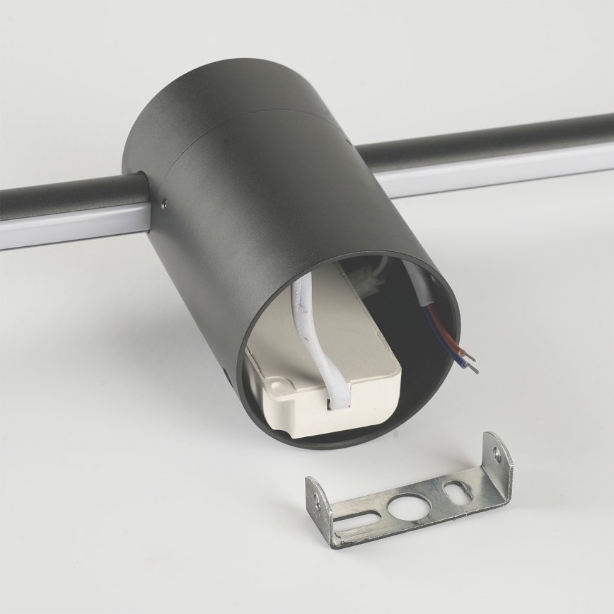 Brilagi - LED vonkajšie nástenné svietidlo AURA LED/12W/230V 4000K IP54 65 cm antracit
