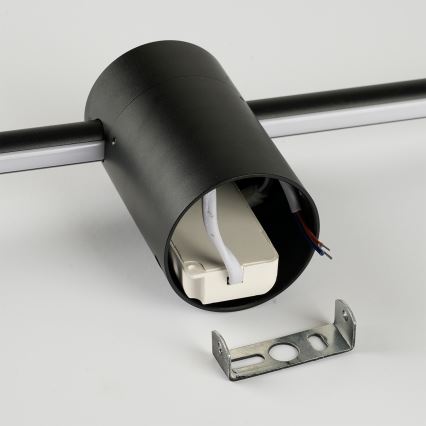 Brilagi - LED vonkajšie nástenné svietidlo AURA LED/12W/230V 4000K IP54 65 cm čierna