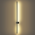 Brilagi - LED vonkajšie nástenné svietidlo AURA LED/20W/230V 3000K IP54 97 cm čierna