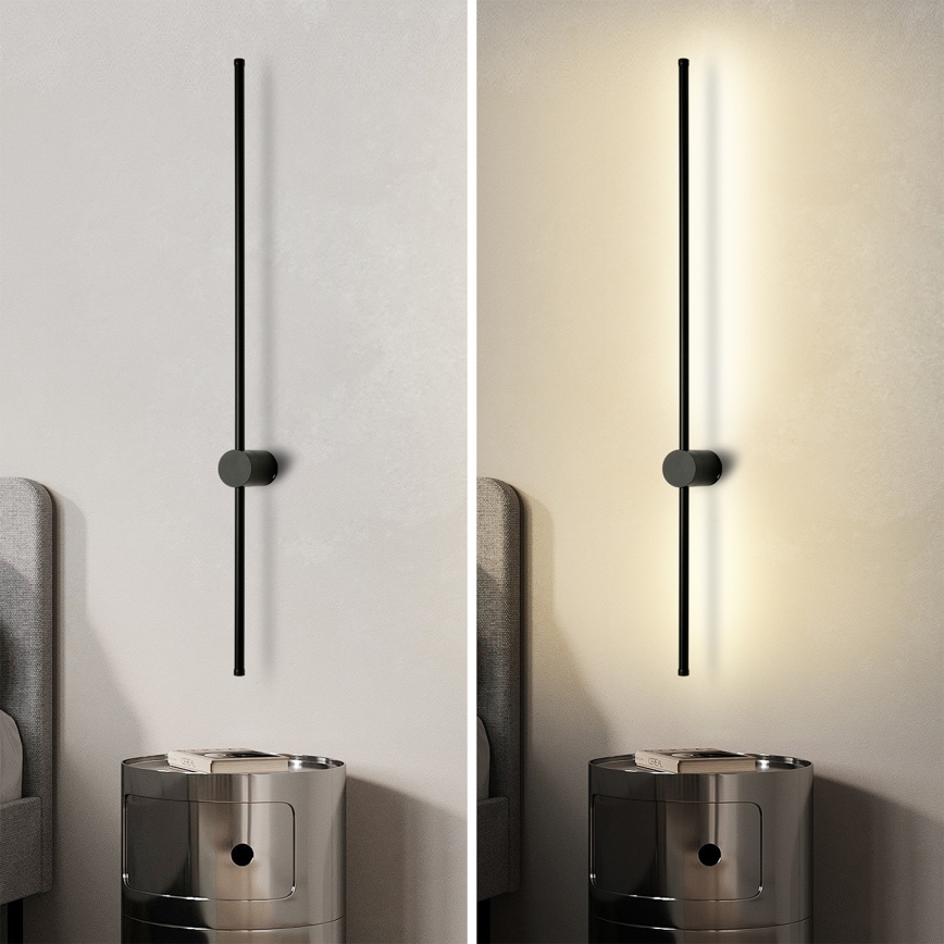Brilagi - LED vonkajšie nástenné svietidlo AURA LED/20W/230V 4000K IP54 97 cm čierne CRI 90