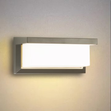 Brilagi - LED Vonkajšie nástenné svietidlo BRICKY LED/12W/230V šedá IP54