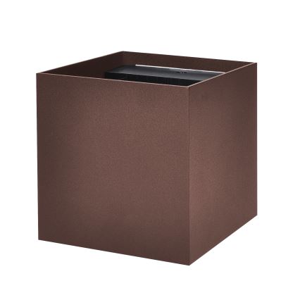 Brilagi - LED Vonkajšie nástenné svietidlo CUBE LED/6W/230V hnedé IP54