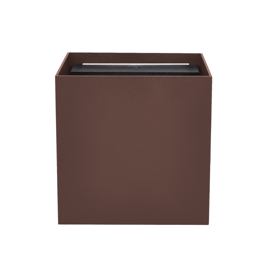 Brilagi - LED Vonkajšie nástenné svietidlo CUBE LED/6W/230V hnedé IP54