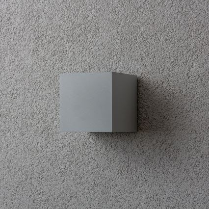 Brilagi - LED Vonkajšie nástenné svietidlo CUBE LED/6W/230V šedá IP54