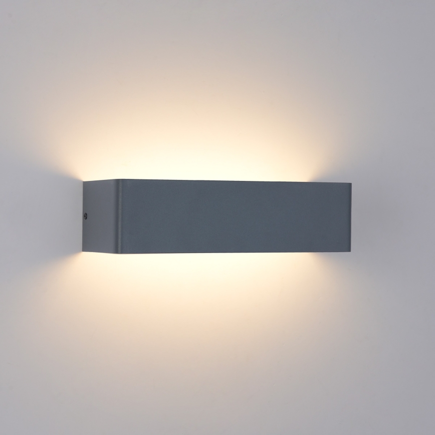 Brilagi - LED vonkajšie nástenné svietidlo DONNANI LED/12W/230V 30 cm antracit IP44