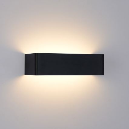 Brilagi - LED vonkajšie nástenné svietidlo DONNANI LED/12W/230V 30 cm čierne IP44