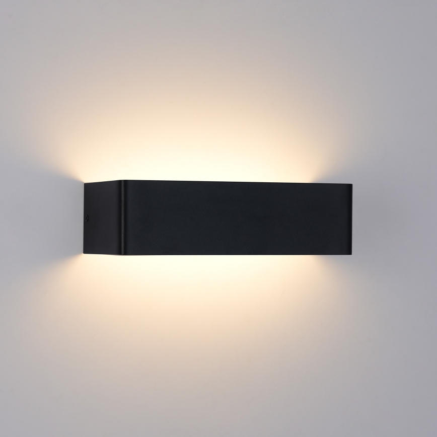 Brilagi - LED vonkajšie nástenné svietidlo DONNANI LED/12W/230V 30 cm čierne IP44