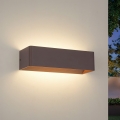 Brilagi - LED vonkajšie nástenné svietidlo DONNANI LED/12W/230V 30 cm hnedé IP44