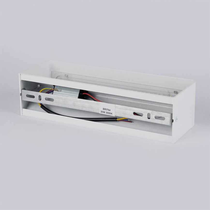 Brilagi - LED vonkajšie nástenné svietidlo DONNANI LED/12W/230V biela IP44